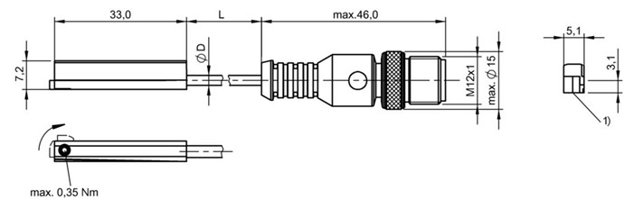 磁敏气缸传感器 BMF 315M-PS-W-2-S4-00，3