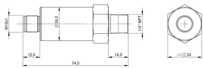 压力传感器 BSP V010-FV004-A06A1A-S4