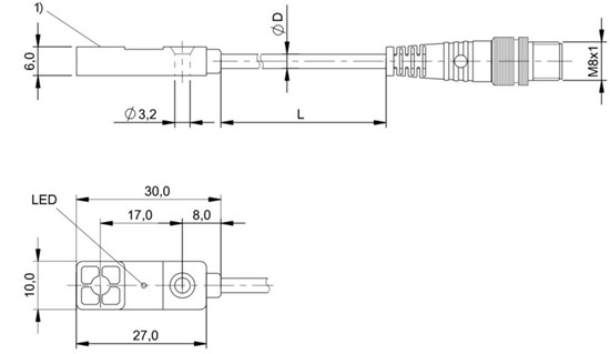 感应式距离传感器 BAW R03KC-UAE40B-BP00，3-GS49