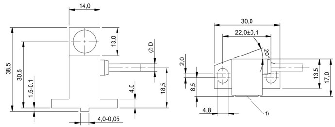 感应式距离传感器 BAW Z01AC-BLD50B-DP03