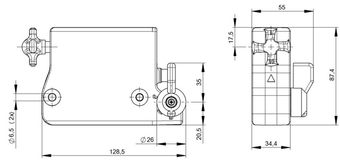 编码式安全传感器 BID Z01K-4R3M3R-O02KZ0-S115