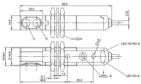 光敏传感器 BOS 18KW-PA-1HA-C-02