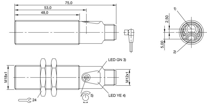 光敏传感器 BOS 18M-PSV-RH23-S4
