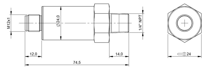 压力传感器 BSP V002-FV004-A04A1A-S4