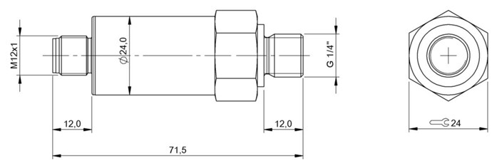 压力传感器 BSP V000-DV004-A04A1A-S4