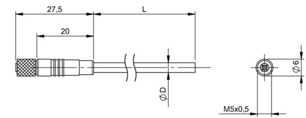 连接导线 BCC M214-0000-10-001-PX0314-030