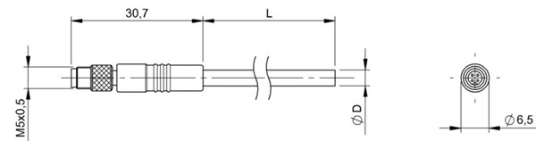 连接导线 BCC M214-0000-20-003-PX0414-020