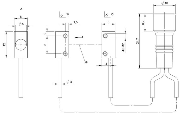 光学传感器头 BOH TI-Q06-004-VC-02-S49F