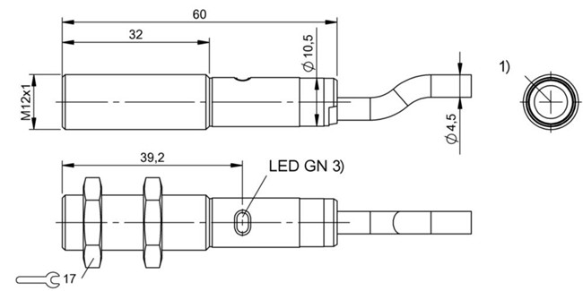 单向光栅 BOS 12M-X-RS10-02