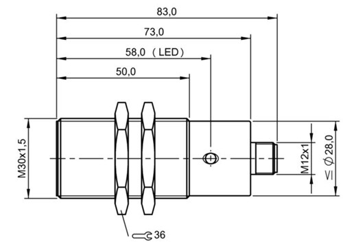 感应式传感器 BES 515-114-S4-C