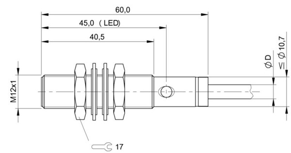 感应式传感器 BES 515-207-BO-E-PU-05