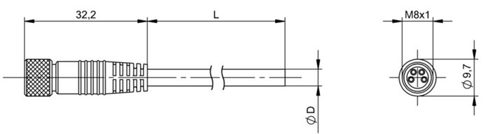 连接导线 BCC M314-0000-10-014-VS8434-020