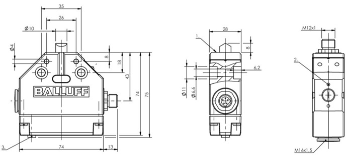 凸轮开关（机械式） BNS 813-FD-60-187-FC-S80R